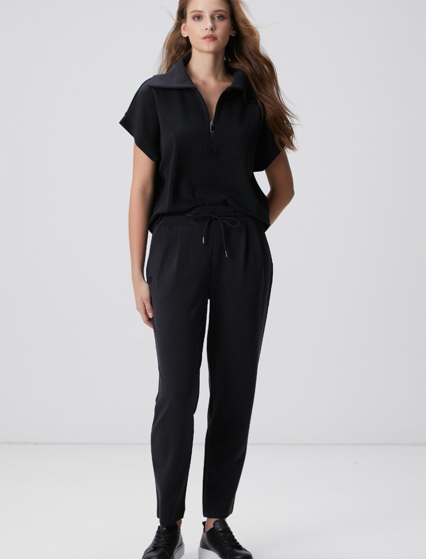 Network Kadın Siyah Modal Karışımlı Sweatshirt Network Kadın Siyah Modal Karışımlı Sweatshirt