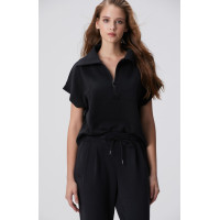 Network Kadın Siyah Modal Karışımlı Sweatshirt Network Kadın Siyah Modal Karışımlı Sweatshirt