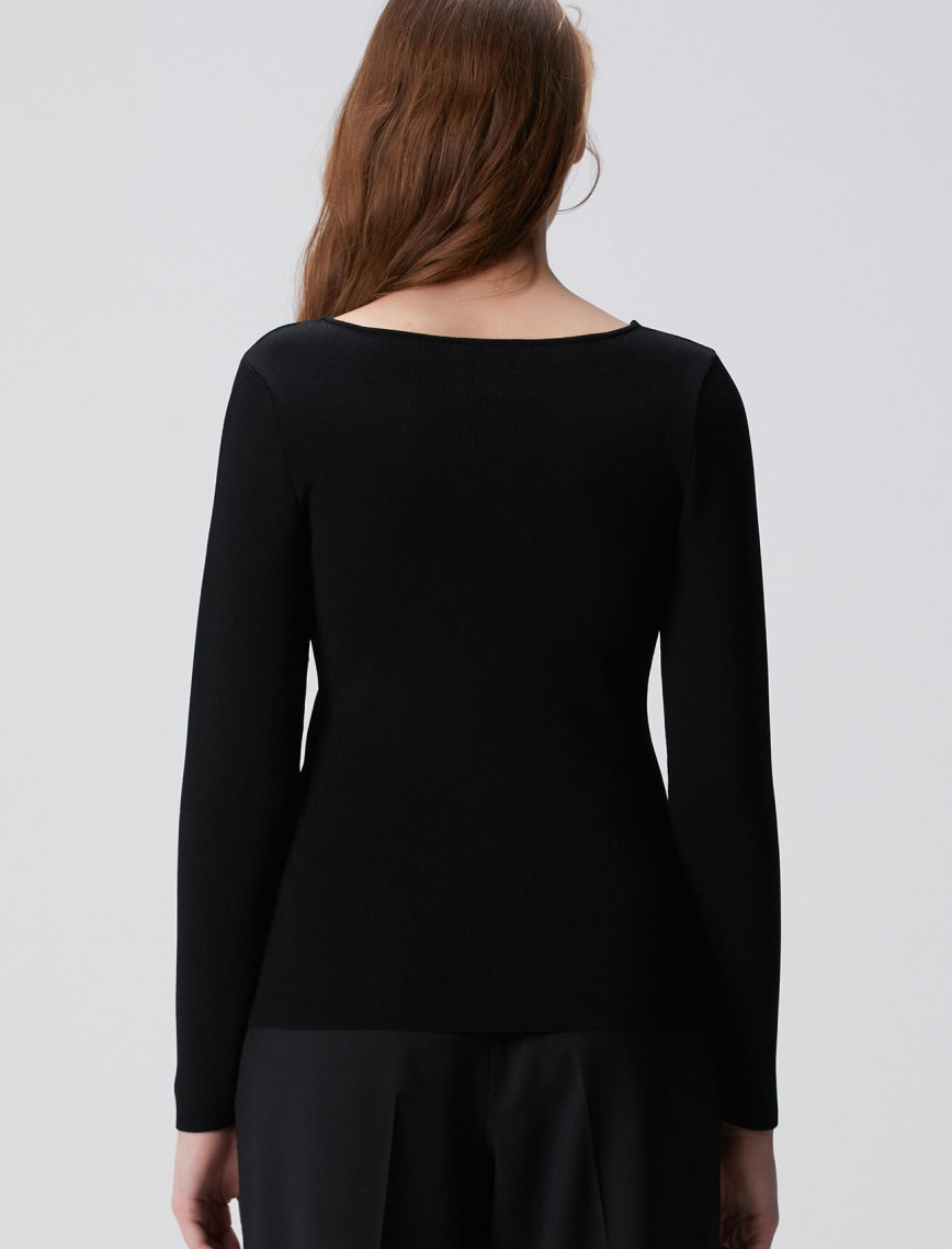 Network Kadın Siyah Kazak Network Kadın Siyah Kazak