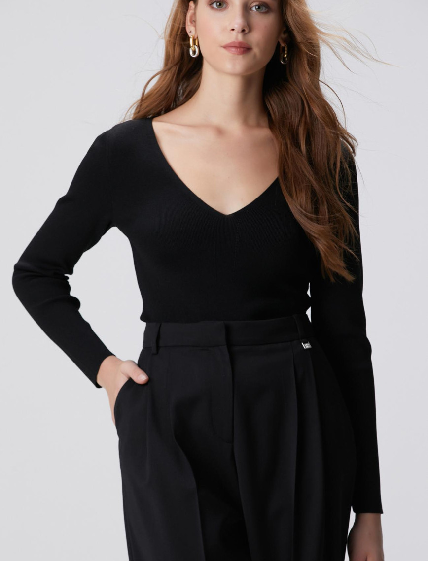 Network Kadın Siyah Kazak Network Kadın Siyah Kazak