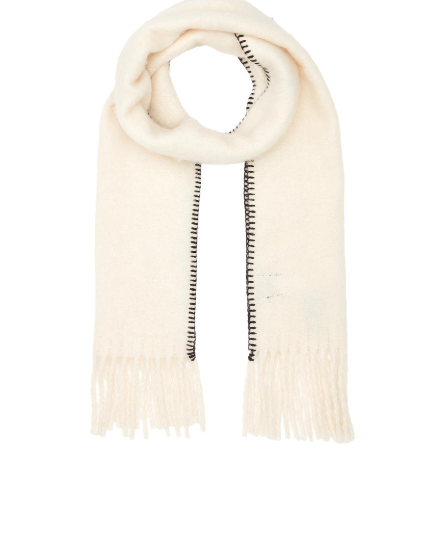 Network Kadın Kırık Beyaz Yün Karışımlı Atkı Network Kadın Kırık Beyaz Yün Karışımlı Atkı