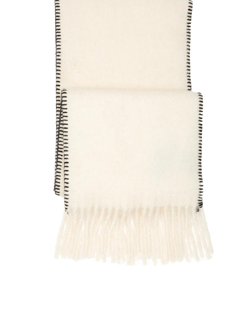 Network Kadın Kırık Beyaz Yün Karışımlı Atkı Network Kadın Kırık Beyaz Yün Karışımlı Atkı