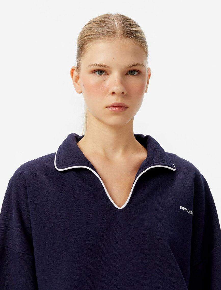 New Balance WNC3402 Kadın Lacivert Sweatshirt New Balance WNC3402 Kadın Lacivert Sweatshirt