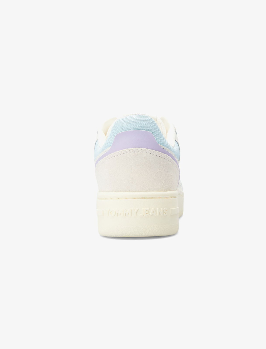 Tommy Jeans Retro Basket Kadın Beyaz/Mavi Spor Ayakkabı Tommy Jeans Retro Basket Kadın Beyaz/Mavi Spor Ayakkabı