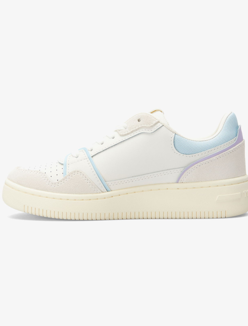 Tommy Jeans Retro Basket Kadın Beyaz/Mavi Spor Ayakkabı Tommy Jeans Retro Basket Kadın Beyaz/Mavi Spor Ayakkabı