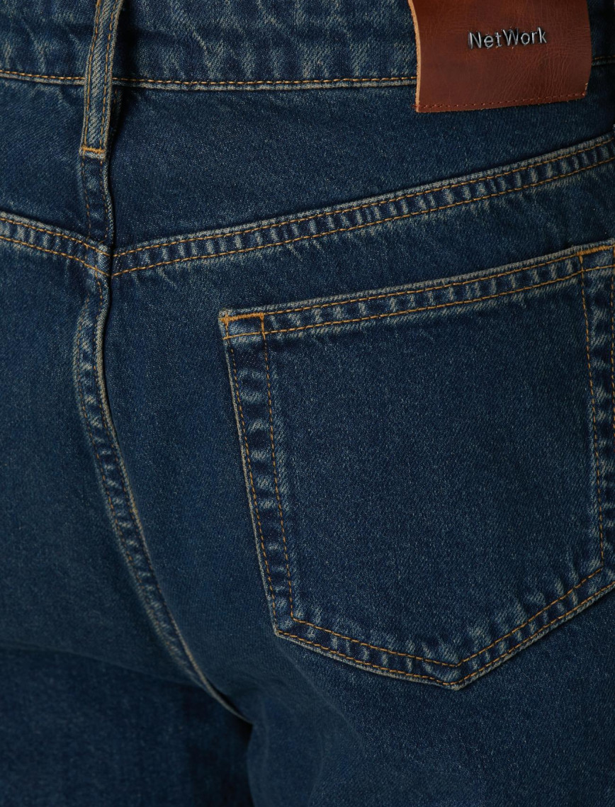 Network Erkek Lacivert Denim Pantolon