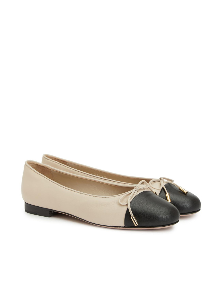 George Hogg Kadın Lacivert Bej Deri Babet George Hogg Kadın Lacivert Bej Deri Babet