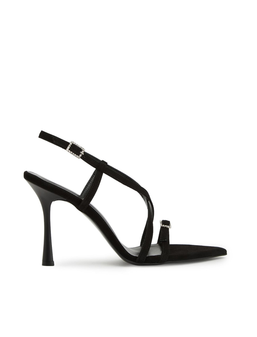 Divarese Kadın Siyah Süet Sandalet Divarese Kadın Siyah Süet Sandalet