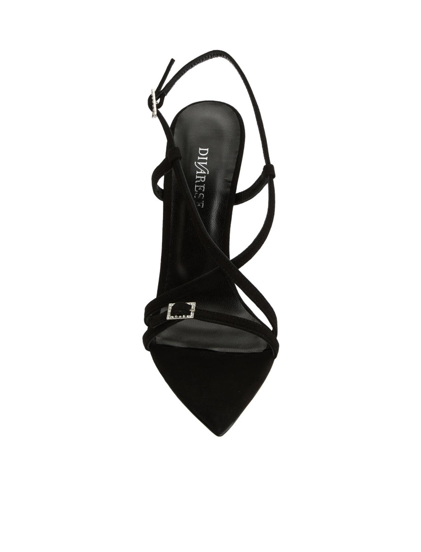 Divarese Kadın Siyah Süet Sandalet Divarese Kadın Siyah Süet Sandalet