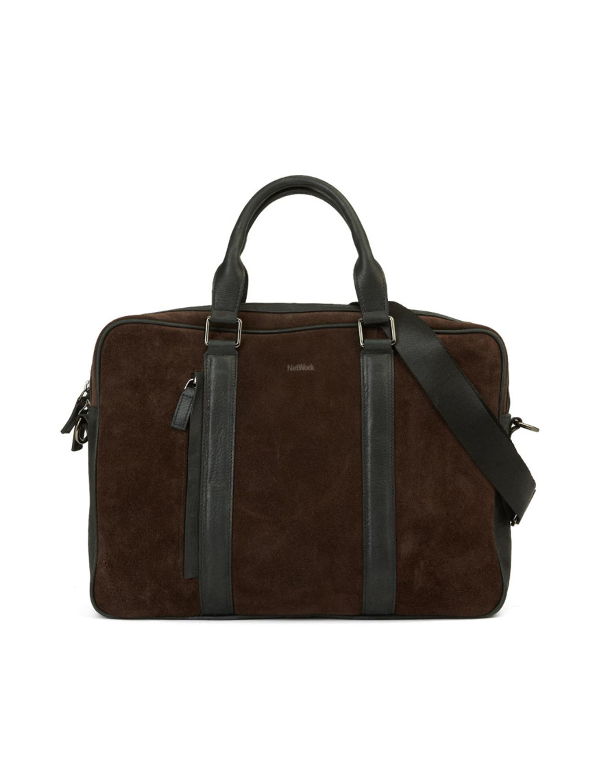 Network Erkek Kahverengi Deri Laptop Çantası Network Erkek Kahverengi Deri Laptop Çantası