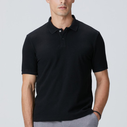 Network Erkek Siyah Çıtçıtlı T-shirt Network Erkek Siyah Çıtçıtlı T-shirt