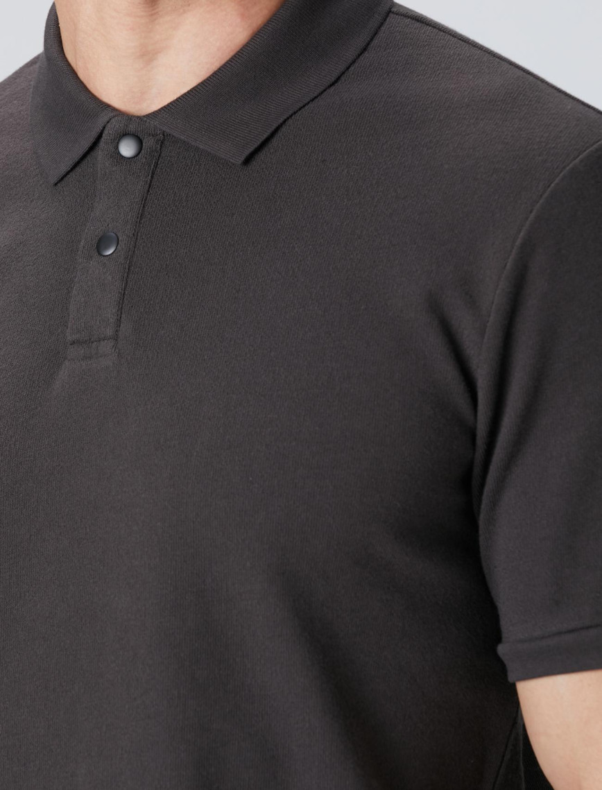 Network Erkek Acı Kahve Çıtçıtlı T-shirt Network Erkek Acı Kahve Çıtçıtlı T-shirt