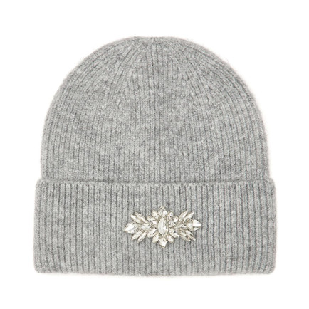 Network Kadın Gri Yün Karışımlı Bere