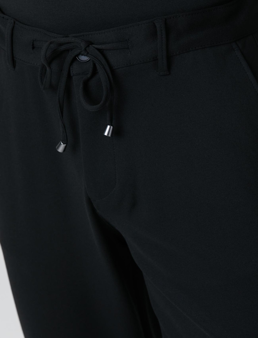 Network Erkek Siyah Jogger Örme Pantolon Network Erkek Siyah Jogger Örme Pantolon