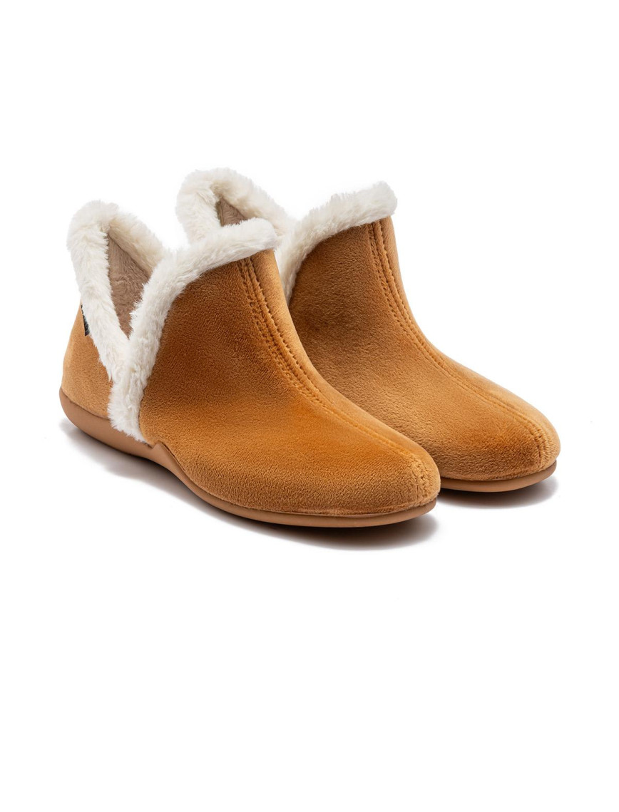 Groseto Kadın Ev Botu Koyu Bej 37/41 Groseto Kadın Ev Botu Koyu Bej 37/41