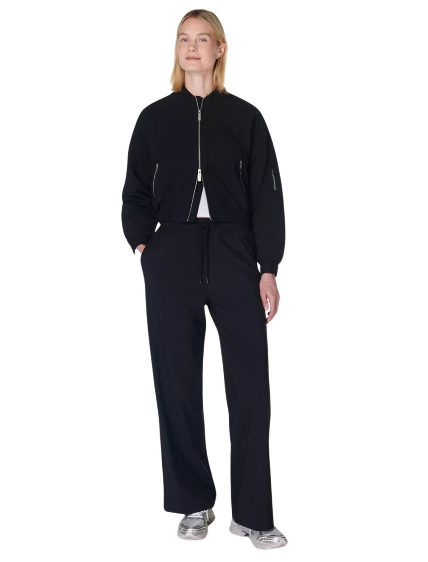 Sweaty Betty Explorer Wide Leg 30 Trouser Kadın Siyah Pantolon Sweaty Betty Explorer Wide Leg 30 Trouser Kadın Siyah Pantolon