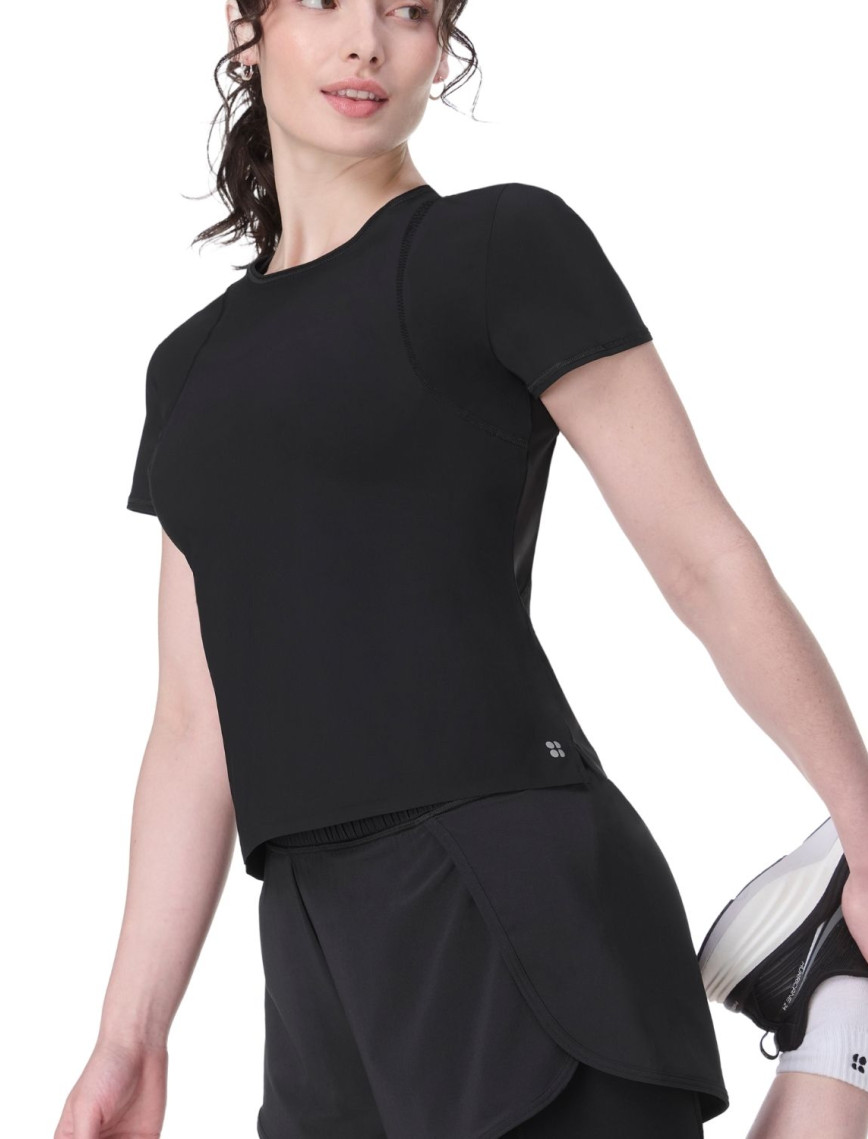 Sweaty Betty Zero Gravity Race Fit Kadın Kırmızı Koşu Tişört Sweaty Betty Zero Gravity Race Fit Kadın Kırmızı Koşu Tişört