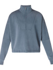 Sweaty Betty Sand Wash Funnel Neck Half Zip Kadın Mavi Sweatshirt Sweaty Betty Sand Wash Funnel Neck Half Zip Kadın Mavi Sweatshirt