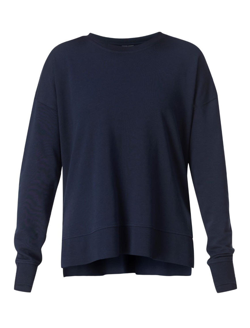 Sweaty Betty After Class Longline Kadın Mavi Sweatshirt Sweaty Betty After Class Longline Kadın Mavi Sweatshirt