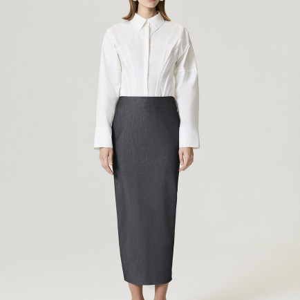 Yırtmaçlı Maxi Etek Yırtmaçlı Maxi Etek