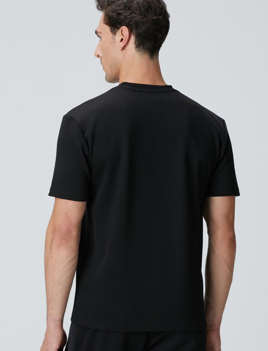 Network Erkek Siyah Baskılı Sweatshirt Network Erkek Siyah Baskılı Sweatshirt