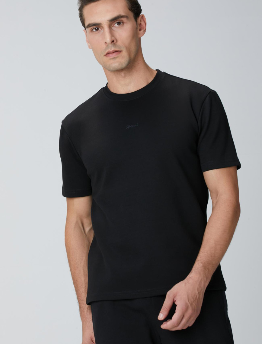 Network Erkek Siyah Baskılı Sweatshirt Network Erkek Siyah Baskılı Sweatshirt