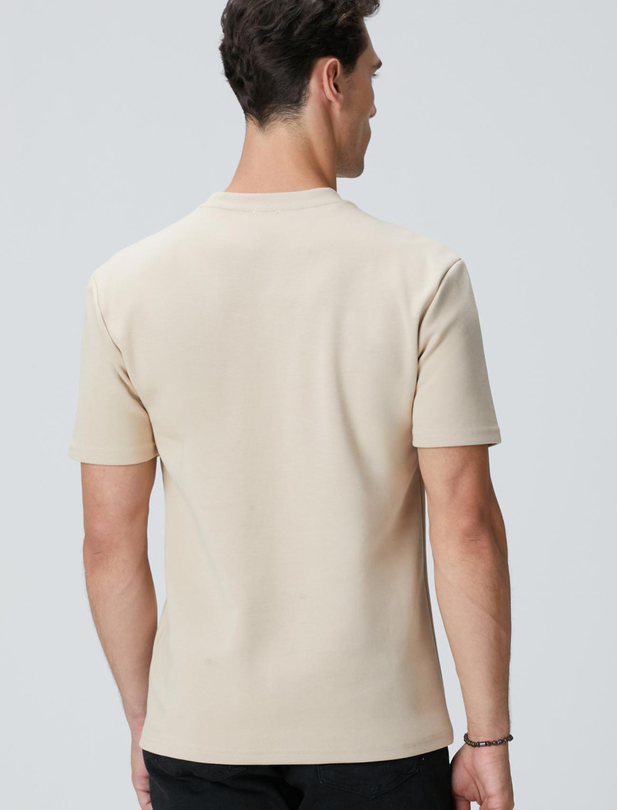 Network Erkek Bej Baskılı Sweatshirt Network Erkek Bej Baskılı Sweatshirt