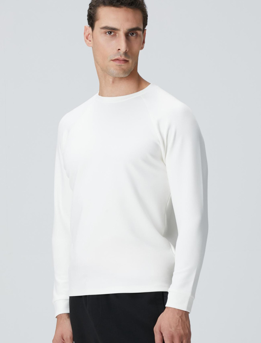 Network Erkek Kırık Beyaz Bisiklet Yaka Basic Sweatshirt Network Erkek Kırık Beyaz Bisiklet Yaka Basic Sweatshirt