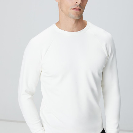 Network Erkek Kırık Beyaz Bisiklet Yaka Basic Sweatshirt Network Erkek Kırık Beyaz Bisiklet Yaka Basic Sweatshirt