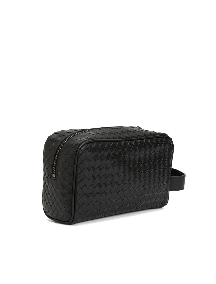 Network Erkek Siyah Deri Kozmetik Çantası Network Erkek Siyah Deri Kozmetik Çantası