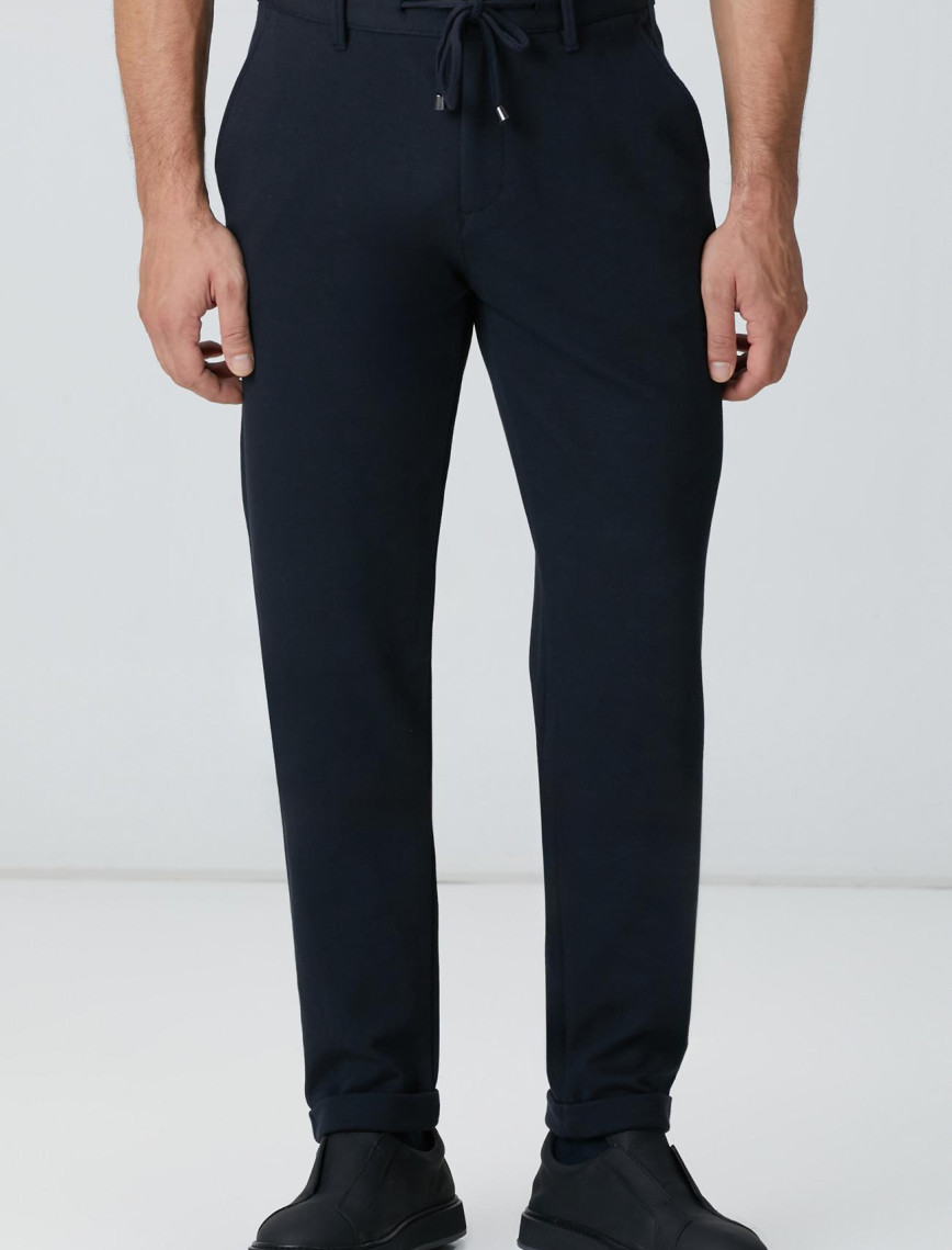 Network Erkek Lacivert Örme Pantolon Network Erkek Lacivert Örme Pantolon