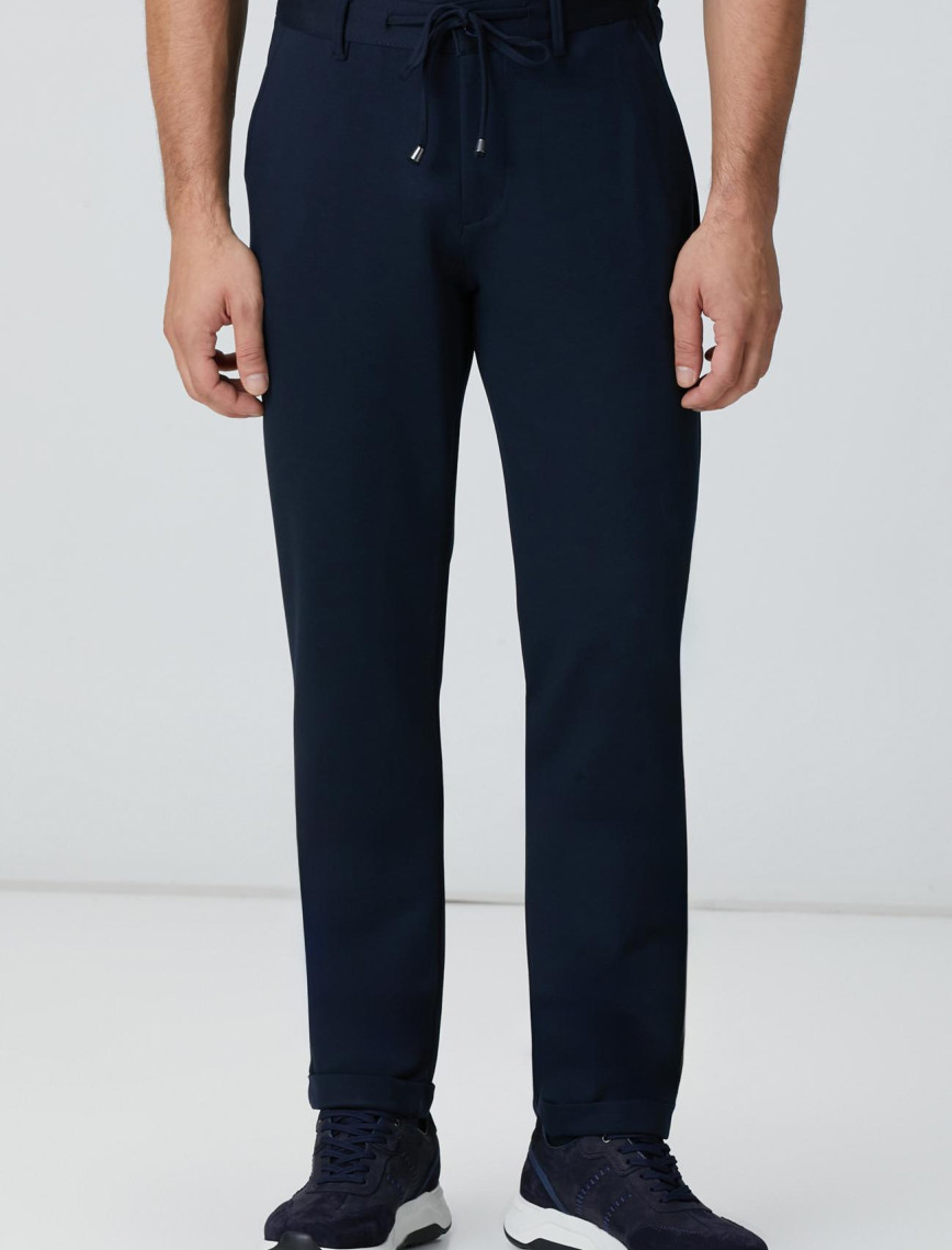 Network Erkek Lacivert Jogger Örme Pantolon Network Erkek Lacivert Jogger Örme Pantolon