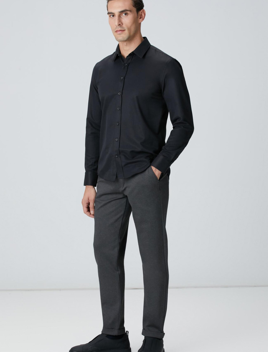 Network Erkek Antrasit Jogger Örme Pantolon Network Erkek Antrasit Jogger Örme Pantolon