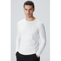 Network Erkek Kırık Beyaz Basic Kazak Network Erkek Kırık Beyaz Basic Kazak