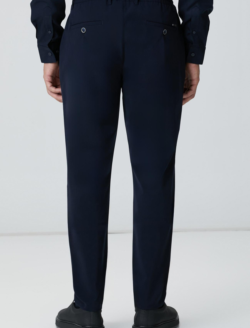 Network Erkek Lacivert Dokuma Jogger Pantolon Network Erkek Lacivert Dokuma Jogger Pantolon