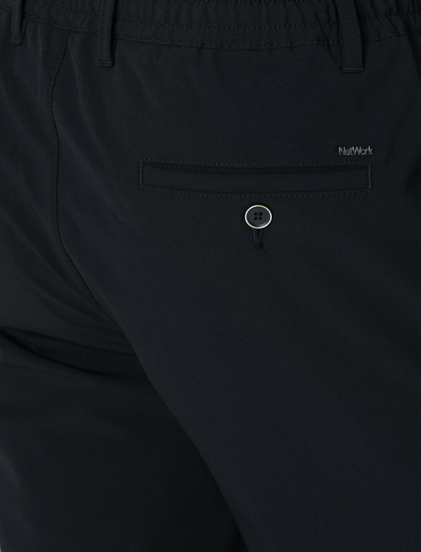 Network Erkek Siyah Dokuma Jogger Pantolon Network Erkek Siyah Dokuma Jogger Pantolon