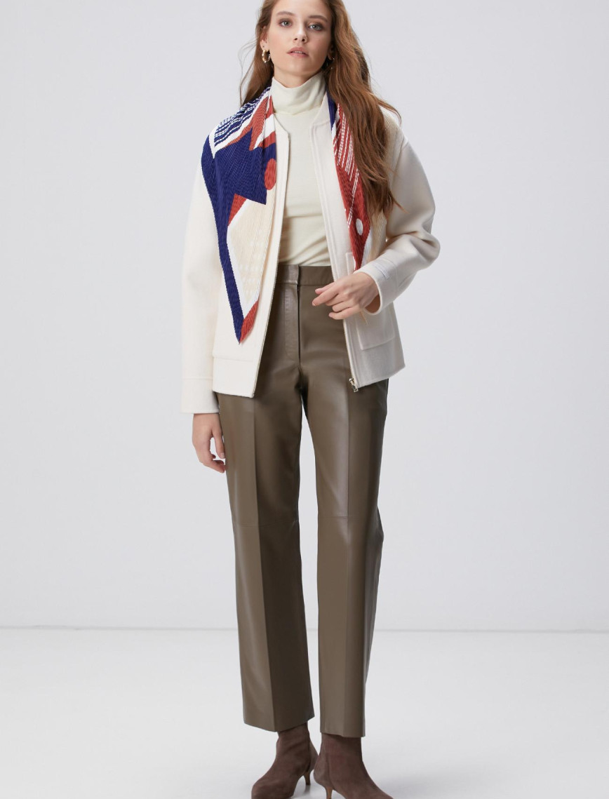 Network Kadın Limited Kırık Beyaz Yün Mont