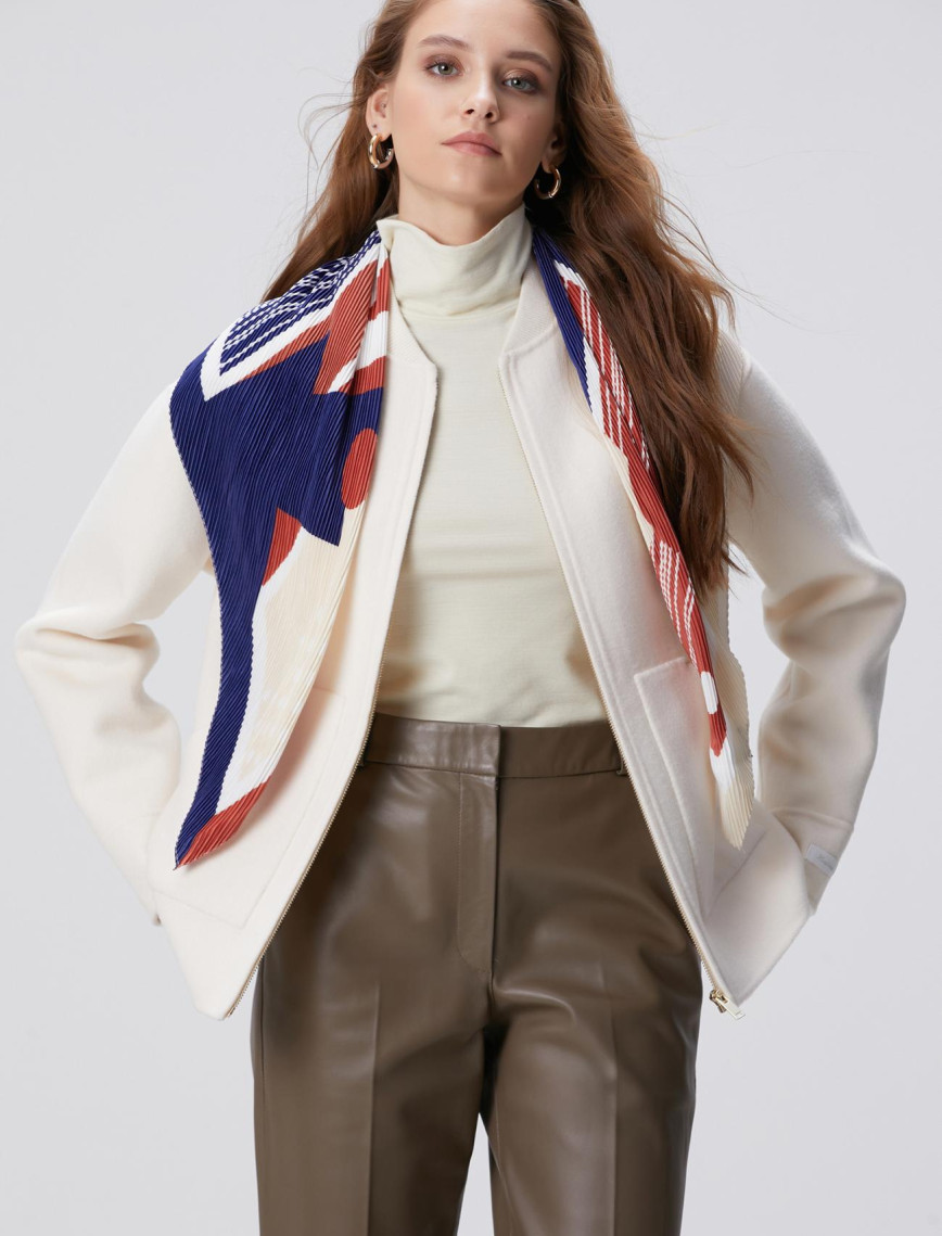 Network Kadın Limited Kırık Beyaz Yün Mont