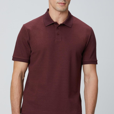 Network Erkek Bordo Polo Yaka Düğmeli Jakarlı T-shirt Network Erkek Bordo Polo Yaka Düğmeli Jakarlı T-shirt
