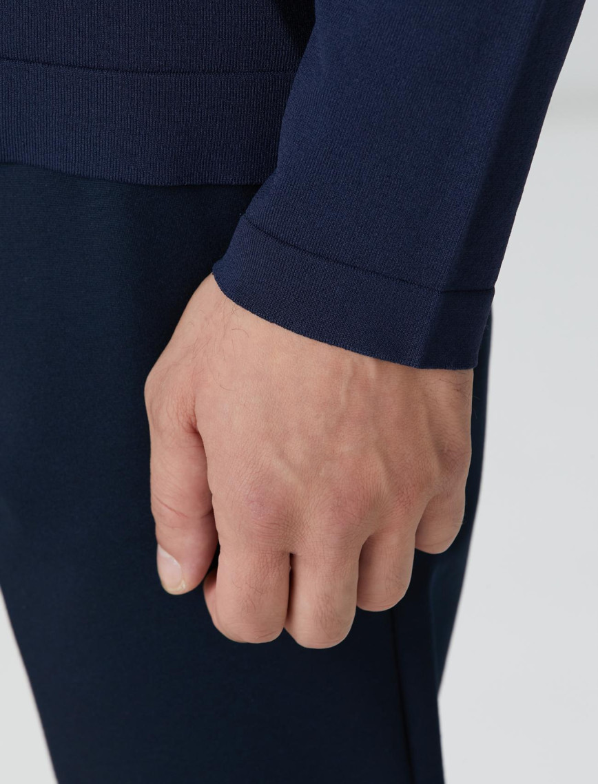 Network Erkek N-Tech Lacivert Basic Triko Kazak Network Erkek N-Tech Lacivert Basic Triko Kazak