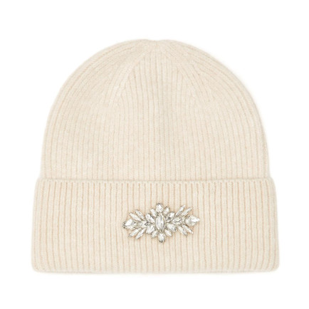 Network Kadın Ekru Yün Karışımlı Bere