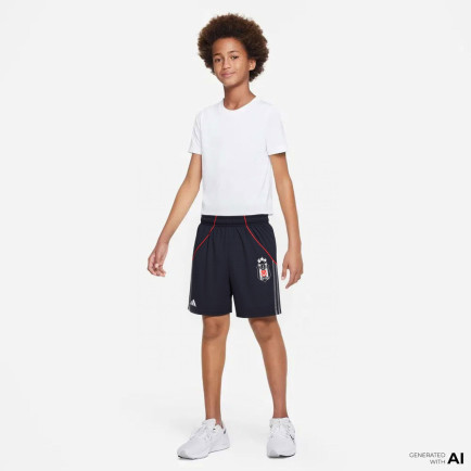 adidas Beşiktaş JK 25/26 Çocuk Siyah Alternatif Futbol Şortu