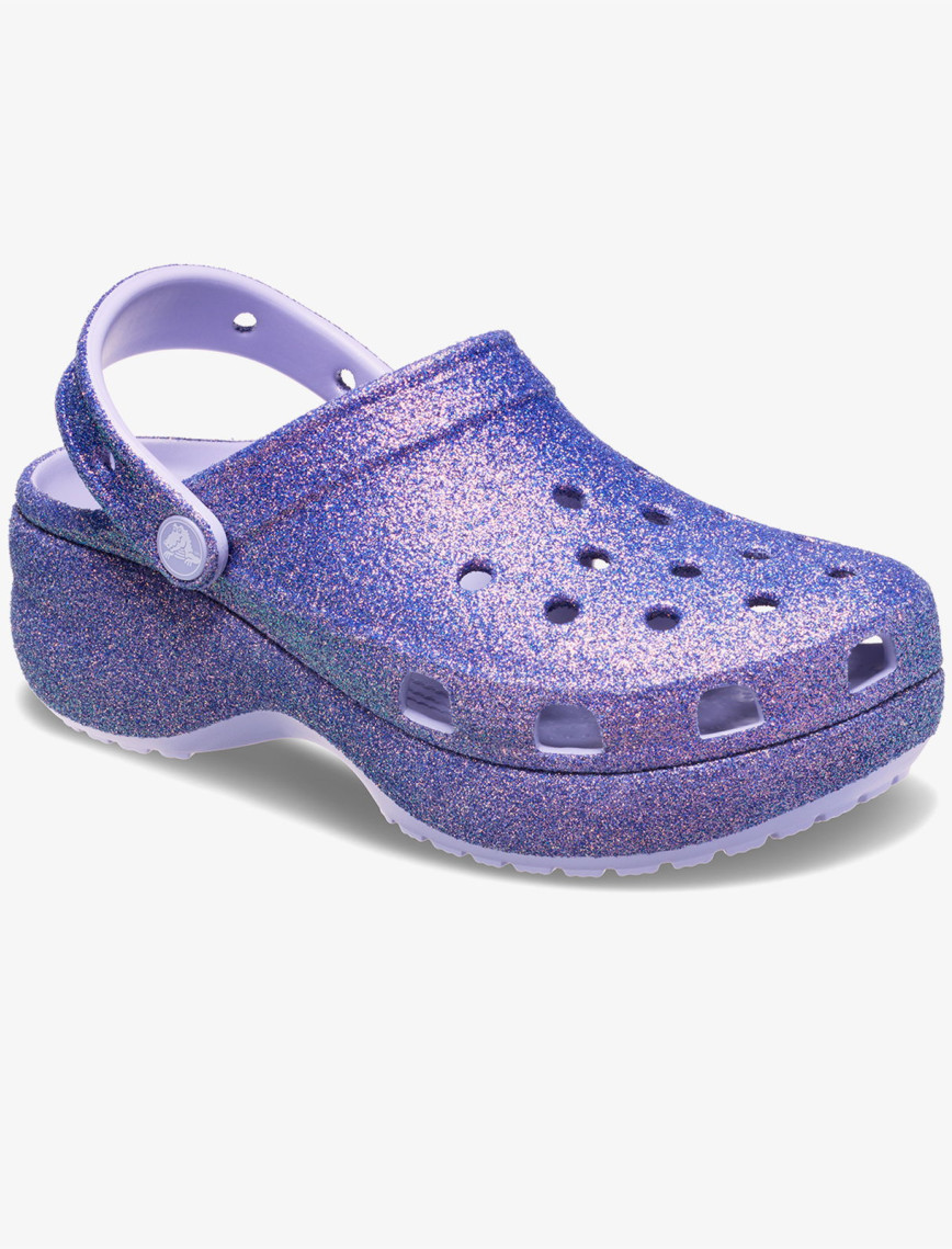 Crocs Platform Irid Glitter Kadın Mor Terlik Crocs Platform Irid Glitter Kadın Mor Terlik