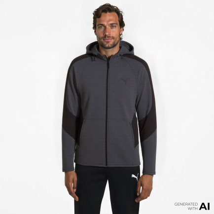 Puma Evostripe Core Fz Erkek Gri Eşofman Üstü Puma Evostripe Core Fz Erkek Gri Eşofman Üstü