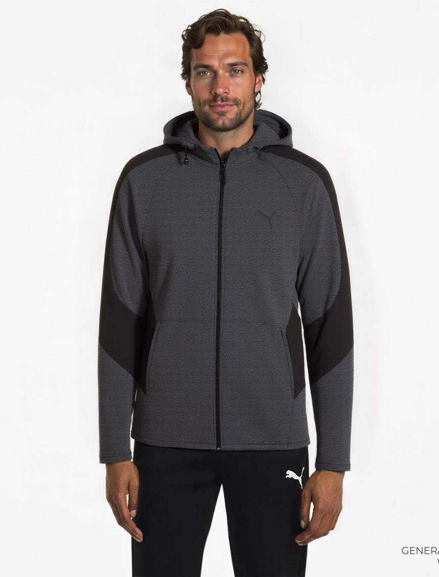 Puma Evostripe Core Fz Erkek Gri Eşofman Üstü Puma Evostripe Core Fz Erkek Gri Eşofman Üstü