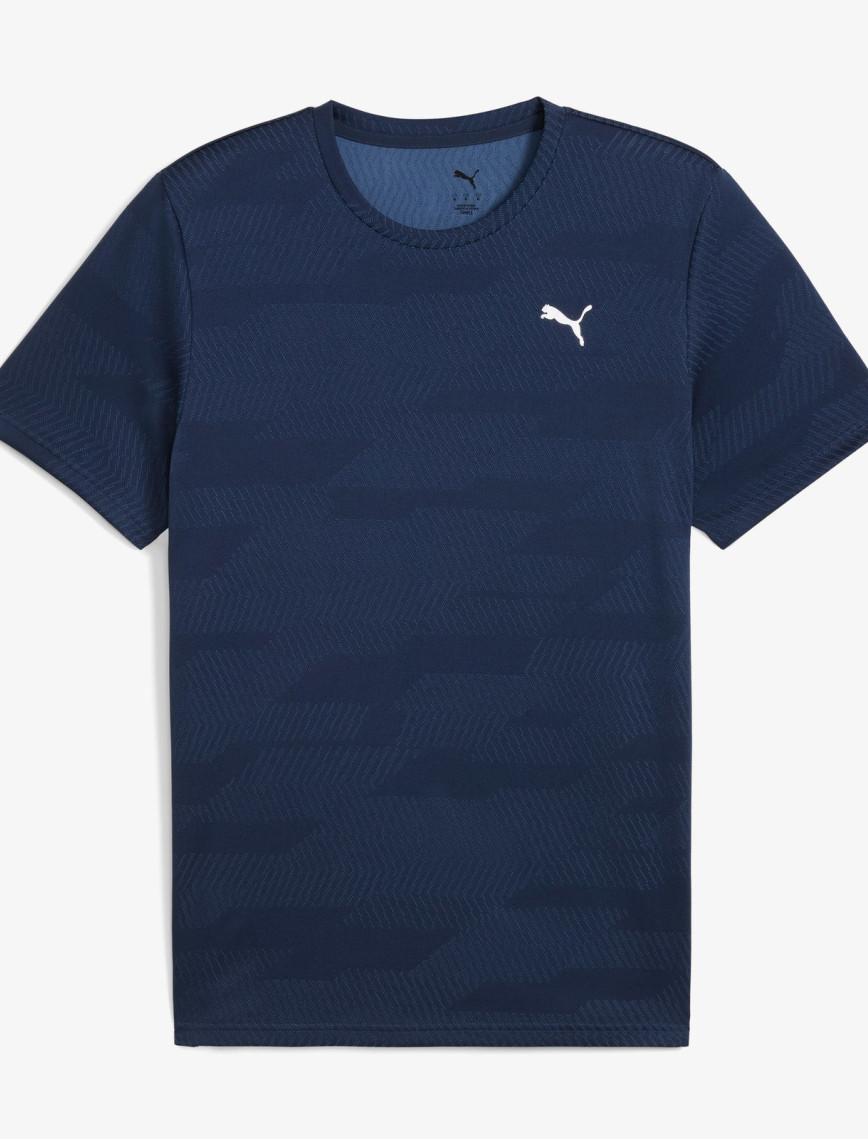 Puma Flex Jacquard Erkek Lacivert Antrenman T-Shirt Puma Flex Jacquard Erkek Lacivert Antrenman T-Shirt