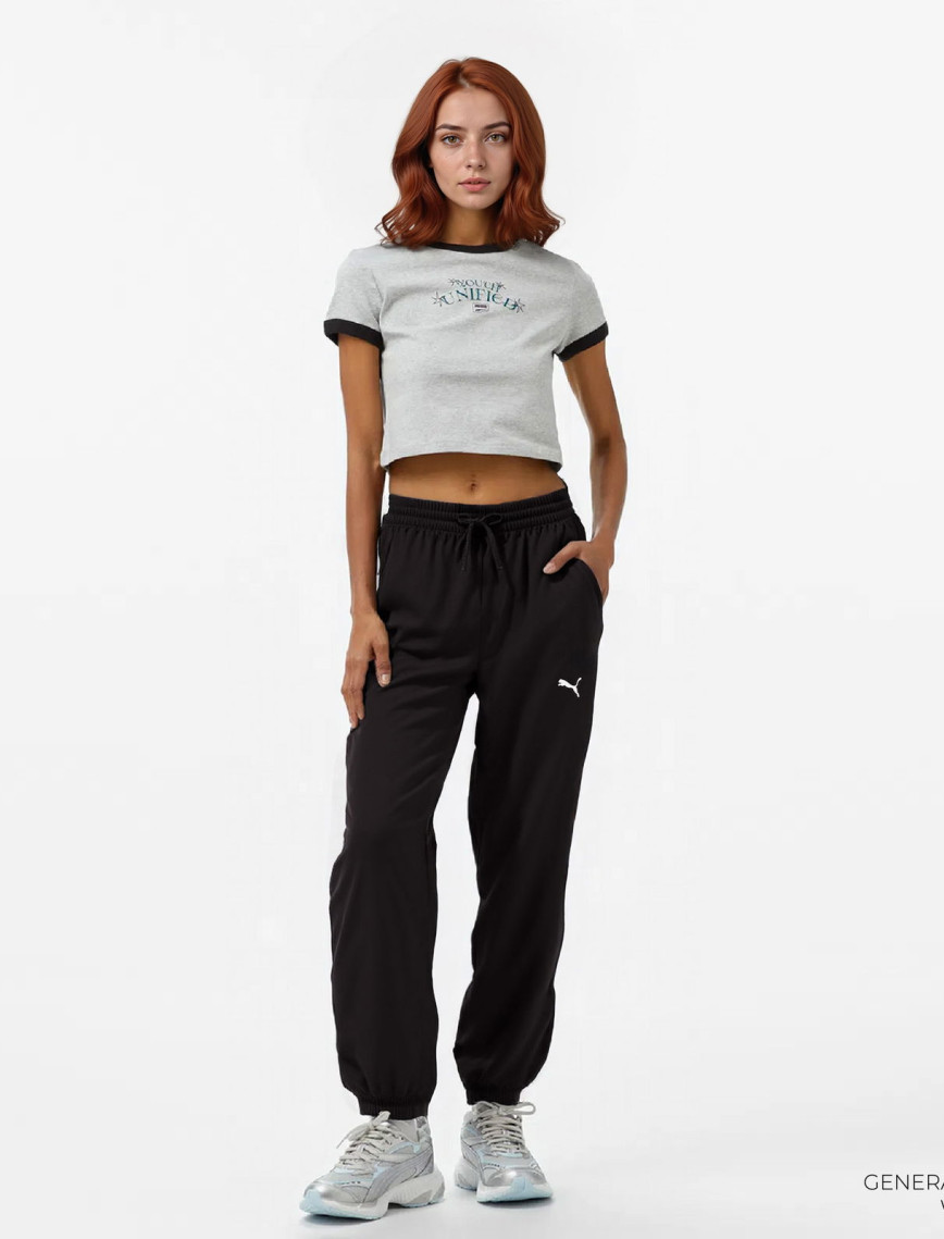 Puma Tad Essential Ft Kadın Siyah Antrenman Eşofman Altı