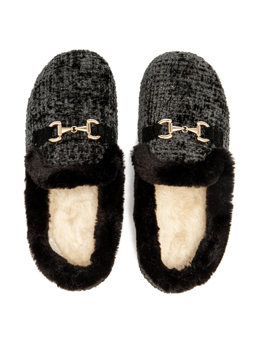 Barbara Kadın Ev Ayakkabısı Siyah 37/41 Barbara Kadın Ev Ayakkabısı Siyah 37/41