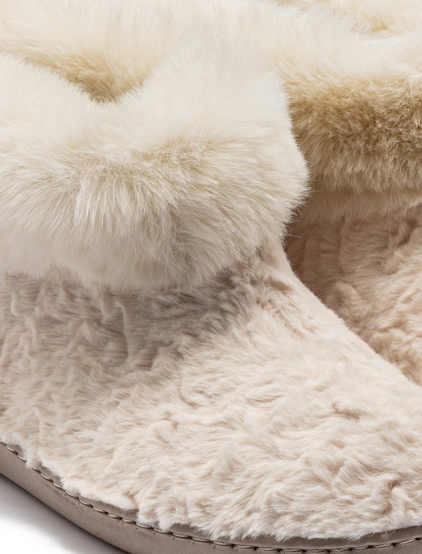 Emily Kadın Kürklü Ev Botu Bej 37/41 Emily Kadın Kürklü Ev Botu Bej 37/41