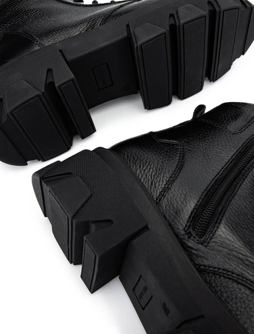 Tamer Tanca Kadın Hakiki Deri Siyah Floter Casual Bot Tamer Tanca Kadın Hakiki Deri Siyah Floter Casual Bot